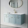 ארון אמבטיה דגם ונציה תלוי רוחב 120 ס"מ תכלת ענתיק